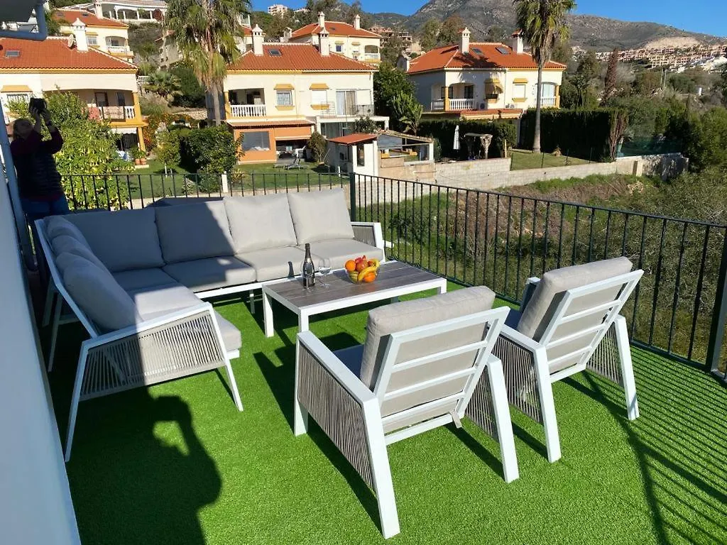 Tranquil 3 Bed Villa With Private Pool + Sea View! Benalmadena Spain